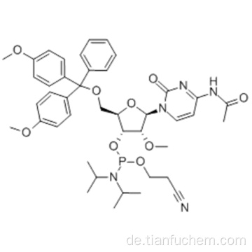 N-Acetyl-5&#39;-O- (4,4-dimethoxytrityl) -2&#39;-O-methylcytidin-3 &#39;- (2-cyanoethyl-N, N-diisopropyl) phosphoramidit CAS 199593-09-4